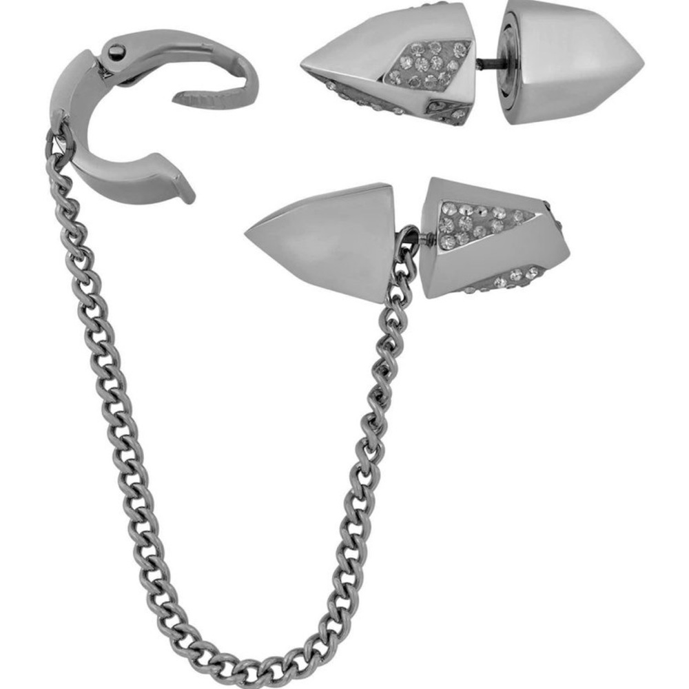 NEW Swarovski Atelier Earrings by Jean Paul Gaultier Designer Crystal Statement